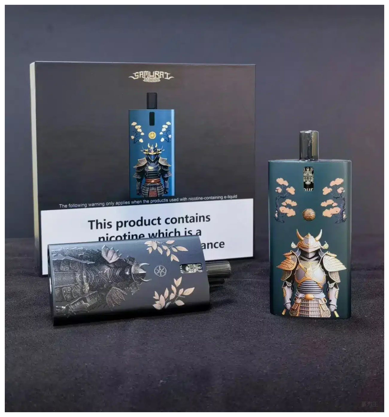 SAMURAI Armour將軍鎧甲電子煙主機/空倉煙彈- TOKYO MOHOO BOX東京魔盒電子煙官網專賣店